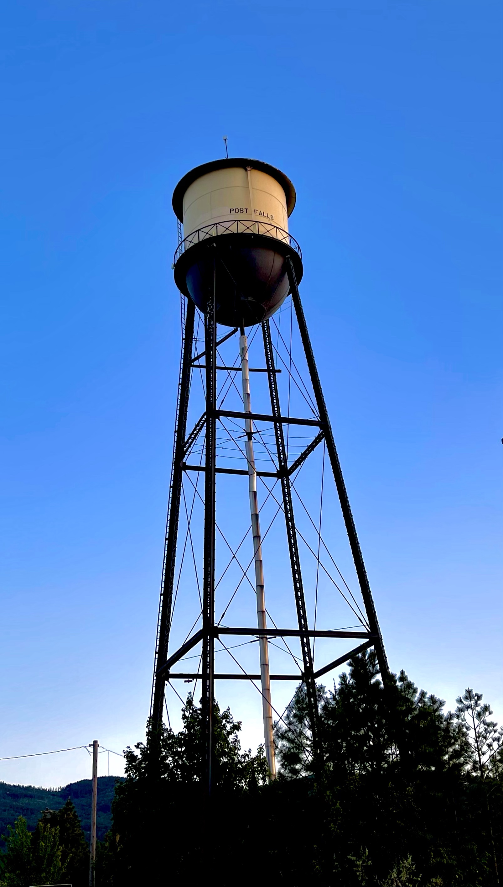 Post Falls water tower Castor & Rick
